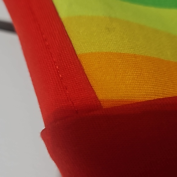 NWT Ugg Pride Oversized Love Shirt Dress Rainbow Stripes Small Men Women - Picture 14 of 16